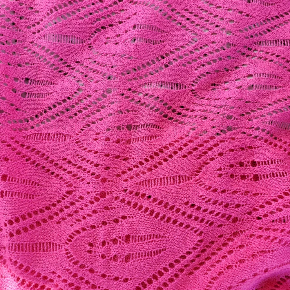 Collection's E.T.C. Pink Women's Open Sweater (Size XL) - Picture 11 of 11